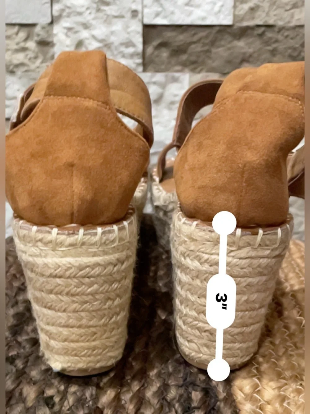 COCONUTS By MATISSE Women's Tan Espadrille Platform Sandals Sz 8 1/2